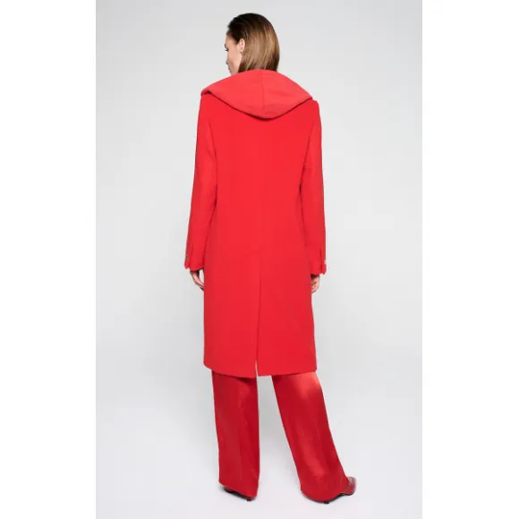 艾斯卡达/Escada ESCADA x Rita Ora-羊毛连帽大衣 5032292_B625