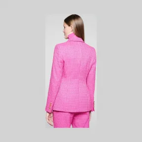 艾斯卡达/Escada 千鸟格格纹西装外套 5033120_B678