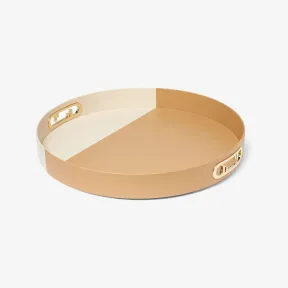 芬迪/Fendi Fendi O‘Lock圆形托盘拼色纳帕皮革托盘 7AC0025RZF1HQ7 8054321591565