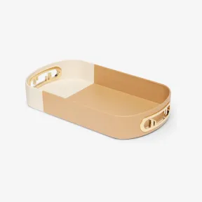 芬迪/Fendi Fendi O‘Lock椭圆形托盘拼色纳帕皮革托盘 7AC0035RZF1HQ7 8054321591626