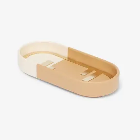 芬迪/Fendi Fendi O’Lock椭圆形饰物托盘拼色纳帕皮革饰物托盘 7AC0055RZF1HQ7 8054321591749