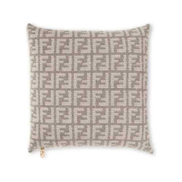 芬迪/Fendi FF靠垫鸽子灰羊绒靠垫 7AC042AL9OF1JL1 8056582364315
