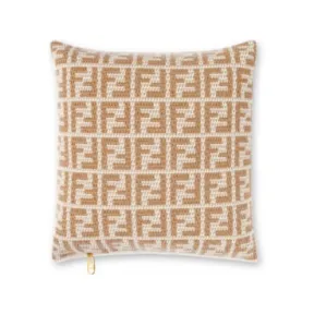 芬迪/Fendi FF靠垫米色羊绒靠垫 7AC043AL9OF1JL0 8056582413419