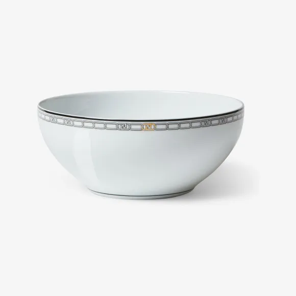 芬迪/Fendi Fendi O’Lock沙拉碗白色瓷质沙拉碗 7AC055ALW3F1J3P 8056582406329