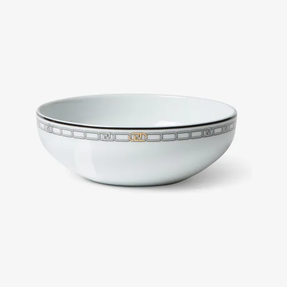 芬迪/Fendi Fendi O’Lock餐碗白色瓷质餐碗 7AC056ALW3F1J3P 8056582383217