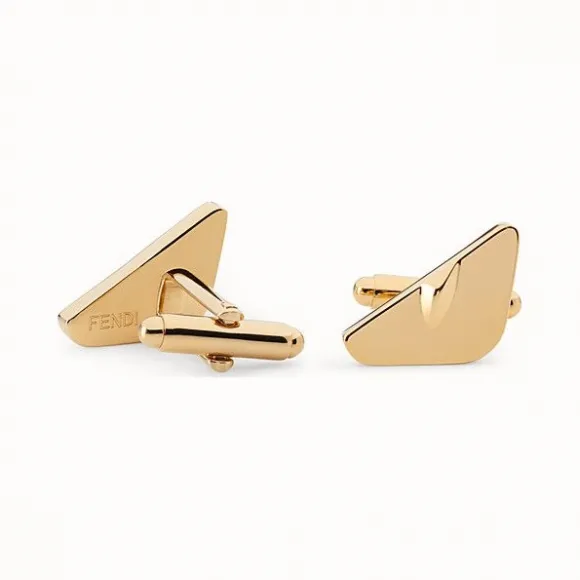 芬迪/Fendi CUFFLINKS_金色袖扣 7AJ064 B08 F0CFK