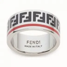 芬迪/Fendi 银色戒指 7AJ138B09F15I8