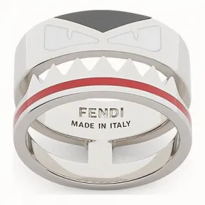 芬迪/Fendi 戒指_银色戒指 7AJ140 B09 F15I9