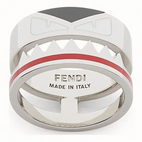 芬迪/Fendi 戒指_银色戒指 7AJ140 B09 F15I9