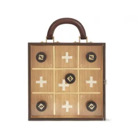 芬迪/Fendi Fendi Roma井字游戏套装-Pequin木质井字游戏盒-女士高科技与生活配件 7AL004AM4VF1K65 8056582512150