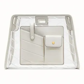 芬迪/Fendi 小号PEEKABOO DEFENDER_白色皮革Peekaboo翻盖 7AR717 A7Q 7F0QVL