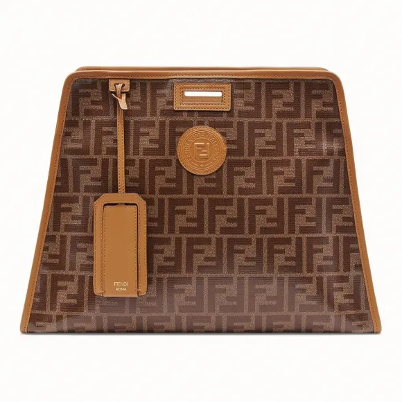 芬迪/Fendi 中号PEEKABOO DEFENDER_银色镜面效果的灰色镜片。 7AR718 A5K 4F15WO