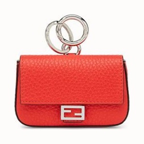 芬迪/Fendi MICRO BAGUETTE吊饰_ Roma Amor皮质吊饰 7AR763 NDU F0BXA