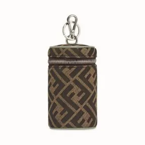 芬迪/Fendi 棕色布料罐套 7AR826-A9ZL-F1A8W