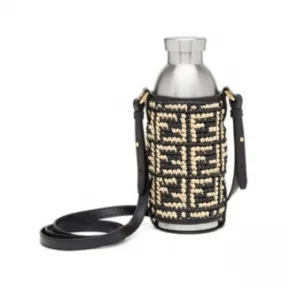 芬迪/Fendi 瓶套 - 米色拉菲草瓶套 7AR972AKB1F1E1C