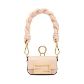 芬迪/Fendi 【粉红色皮革吊饰】-女士Nano Baguette-FENDI芬迪中国官网 7AR996AK62F14N1-8054321441372