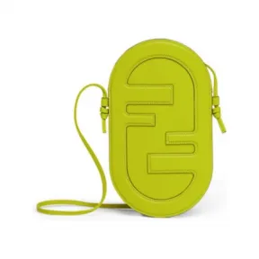 芬迪/Fendi Fendi Orolock电话手提袋-酸橙绿色皮质薄手提包 7AS055A5DYF1JCP