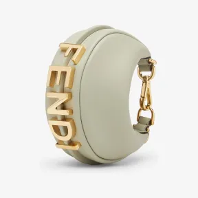 芬迪/Fendi Nano Fendigraphy-绿色皮革手腕包-女士迷你配件 7AS089AKKTF1K39 8057712159559