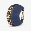 芬迪/Fendi Nano Fendigraphy-蓝色牛仔布手腕包-女士迷你配件 7AS089AL9MF1IRF 8054321984862