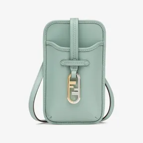 芬迪/Fendi 手机包-薄荷绿皮革手机包-女士高科技与生活配件 7AS131AHM0F1I0U 8054321944835