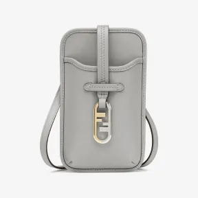 芬迪/Fendi 手机包-灰色皮革手机包-女士高科技与生活配件 7AS131AHM0F1I0W 8054321944842