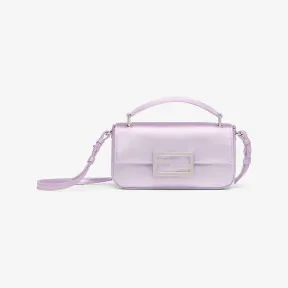 芬迪/Fendi Baguette手机包-淡紫色桑蚕丝手机包-女士手袋 7AS142AMCPF0PG2 8056582405599