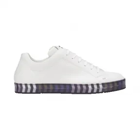 芬迪/Fendi 男士白色SNEAKERS皮革系带运动鞋-意大利奢侈品牌芬廸官网 7E1022 SN8 F0TW2