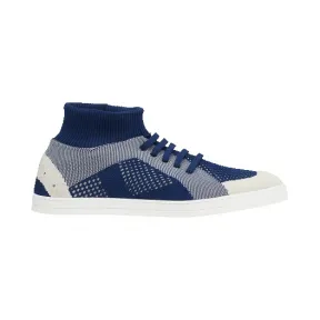 芬迪/Fendi 男士瓷蓝色SNEAKERS帆布运动鞋 7E1058 OCN F08KJ