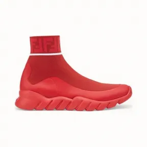 芬迪/Fendi 红色高科技布料高帮鞋 7E1196A9SSF18T7