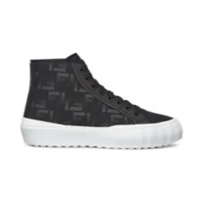 芬迪/Fendi 黑色运动鞋黑色布料高帮鞋-男士鞋履-FENDI芬廸中国官网 7E1424AD76F13RZ-8056867244547