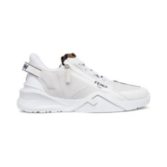 芬迪/Fendi 白色麂皮低帮鞋-男士鞋履-FENDI芬迪中国官网 7E1479AHGZF1FHI-8056867734895
