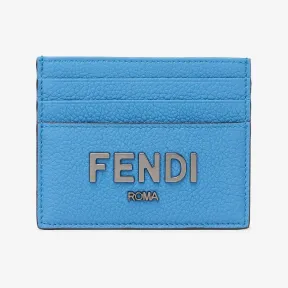 芬迪/Fendi 经典卡夹-浅蓝色皮革卡夹-男士卡夹 7M0164ALA8F1KAL 8056582866314