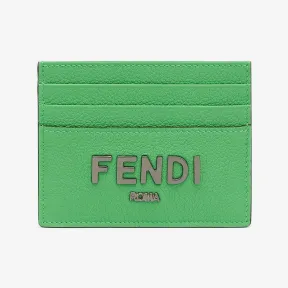芬迪/Fendi 经典卡夹-绿色皮革卡夹-男士卡夹 7M0164ALA8F1KAO 8056582757117