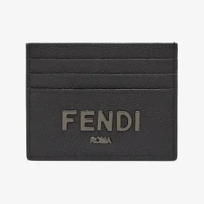 芬迪/Fendi 经典卡夹-黑色皮质卡夹-男士卡夹 7M0164ALA8F1Z35 8056582757124