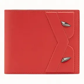 芬迪/Fendi 钱包_红色皮质双折钱包 7M0169 A5F 4F156L