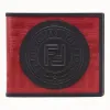 芬迪/Fendi 钱包_红色布料双折皮夹 7M0169 A5K 4F051U