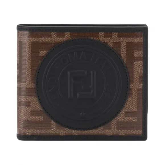 芬迪/Fendi  深啡色 牛皮  钱包 7M0169A5K4F17PZ