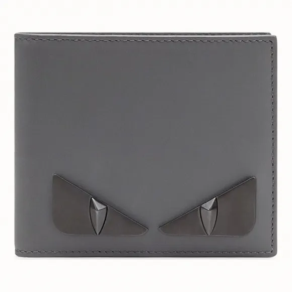 芬迪/Fendi 双折皮夹_灰色皮质双折皮夹 7M0169 SQP F1386