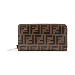 芬迪/Fendi  黑色/啡色 牛皮 男士 钱包 7M0210A42PF0H3C