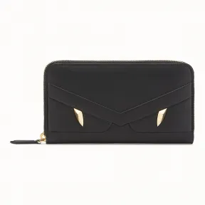 芬迪/Fendi 全拉链式皮夹_黑色皮夹 7M0210 A5F 3F0KUR