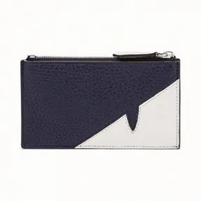 芬迪/Fendi 蓝色皮质零皮夹 7M0227A8V7F18AV