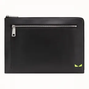 芬迪/Fendi 公文包_黑色皮革文件套 7M0271 A7T EF17H2