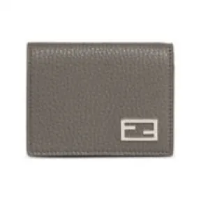 芬迪/Fendi Baguette钱包-灰色皮革三折钞票夹 7M0280AJF6F1JMU