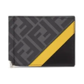 芬迪/Fendi 卡片套 - 灰色布料钞票夹 7M0281A9XSF0R2A 8051183488507