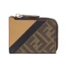 芬迪/Fendi 卡夹 - 棕色布料卡夹 7M0330AJF8F1EGA