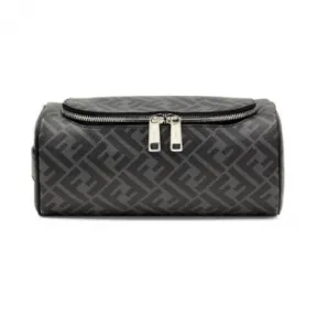 芬迪/Fendi 灰色PU材质化妆包-男士化妆包-FENDI芬迪中国官网 7N0121A8V3F0GXN-8054321071951