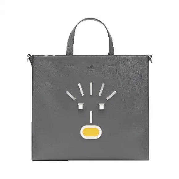 芬迪/Fendi 男士深灰色托特包 7VA390 9QK F0JGZ