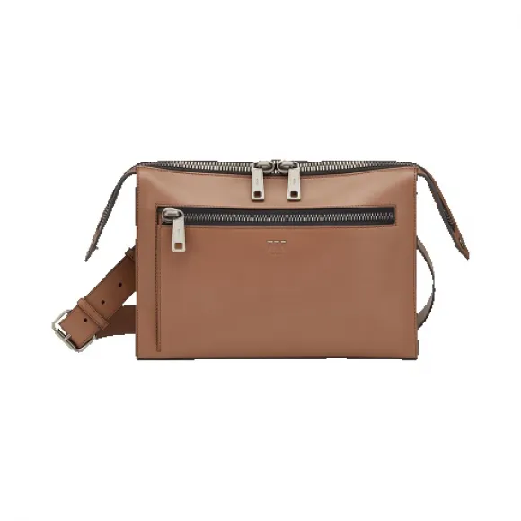 芬迪/Fendi 男士咖啡色LUI FIT皮革包袋 7VA407 O7B F07T9