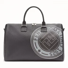 芬迪/Fendi 行李袋_黑色皮革旅行包 7VA430 A4B HF0B1J