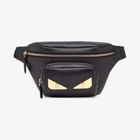 芬迪/Fendi 腰包_黑色意大利罗马诺皮革腰包 7VA446 A7S RF0KUR